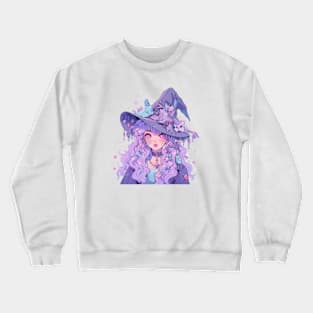 Pastel Goth Kawaii Witch Crewneck Sweatshirt